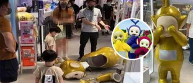 Familia tuvo que pagar más de 4 mil dólares porque su hijo rompió un Teletubby gigante Familia tuvo que pagar más de 4 mil dólares porque su hijo rompió un Teletubby gigante