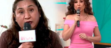 Celia Rodríguez enfrentó a Janet Barboza por ataques hacia Melissa Paredes. Mamá de Melissa enfrenta a Janet: "¿Quién eres tú para decir que ella miente? ¿Tú has estado dentro de la relación?"