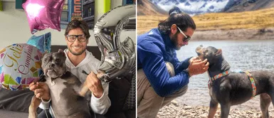 Andrés Wiese deja amoroso mensaje a su mascota rescatada. Andrés Wiese dedica emotivo mensaje a su perrita: "Eres una sobreviviente al maltrato"