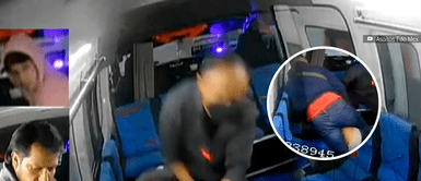 Militares vestidos de civil reducen a golpes a delincuentes en combi durante asalto Militares vestidos de civil reducen a golpes a delincuentes en combi durante asalto