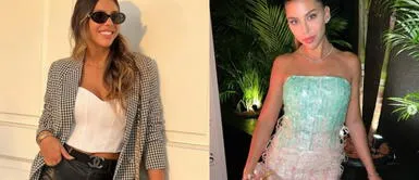 Alondra García Miró y pícaro top de cortinilla Alondra García Miró se impone con outfit de dominatrix protagonizado por botines de charol