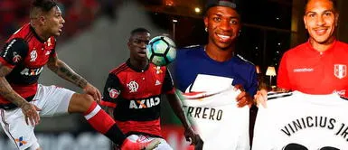 Vinicius Junior y Paolo Guerrero coincidieron en Flamengo Vinicius Junior: de ser pupilo de Paolo Guerrero a ser campeón con Real Madrid | VIDEO