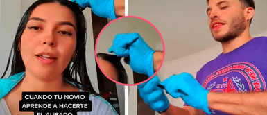 Su novio aprendió a hacerle el alisado y usuarios le contestan: “Cuide a ese man Catalina” Su novio aprendió a hacerle el alisado y usuarios le contestan: “Cuide a ese man Catalina”