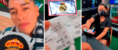Joven apostó mil soles a Real Madrid y se ganó millonaria suma: Joven apostó mil soles a Real Madrid y se ganó millonaria suma: "La fe es lo más lindo"
