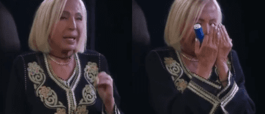 Laura Bozzo llora por lo vivido en su etapa escolar (Telemundo) Laura Bozzo se quiebra y revela los maltratos que sufrió