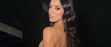 Valeria Flórez y total black en Willax tv Valeria Flórez deslumbra en Willax tv con elegante y sobrio look total black