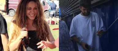 Shakira y Piqué en un evento deportivo Shakira contenta y Piqué esquivo: La expareja coincidió en evento deportivo de su hijo