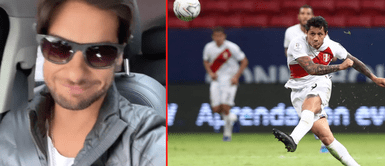 Andrés Wiese se emocionó con el gol de Gianluca Lapadula. Andrés Wiese defiende a Gianluca Lapadula de arquero neozelandés