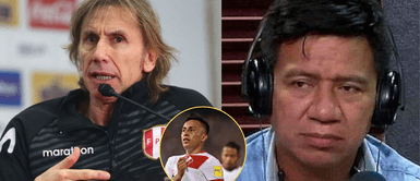 Ricardo Gareca se mostró emocionado con resultado del partido amistoso. Ricardo Gareca conversa con Silvio Valencia tras impase con Christian Cueva