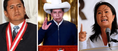 Castillo, Keiko Fujimori y Cerrón son los políticos más nocivos para el Perú, según CPI Castillo, Keiko Fujimori y Cerrón son los políticos más nocivos para el Perú, según CPI
