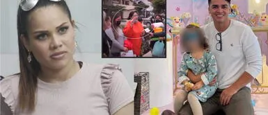 Padres de familia van al colegio de la hija de Andrea San Martín para quejarse por despido de maestra. Andrea San Martín: madres realizan plantón en el nido de su hija y se quejan por despido de profesora