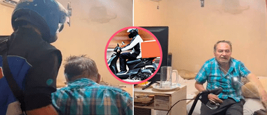 Adulto mayor pide pizza solo para que repartidor lo ayude a acomodarse en su cama Adulto mayor pide pizza solo para que repartidor lo ayude a acomodarse en su cama