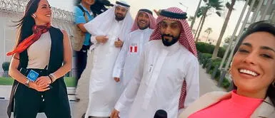 La periodista Romina Vega es la sensación en Qatar. Jeques árabes quieren conquistar a periodista peruana: "Te esperamos en Arabia Saudita"