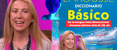 La editorial ironizó en Facebook con publicación referida al idioma alienígena que asgura hablar Maker Walker. Larousse lanza en redes el "Diccionario de lengua interdimensional" para hablar como Mafer Walker