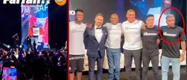 Jefferson Farfán asistió a un evento en Panamá Jefferson Farfán se codea con Ronaldinho, Dybala y Vinicius Jr. en Panamá | VIDEO