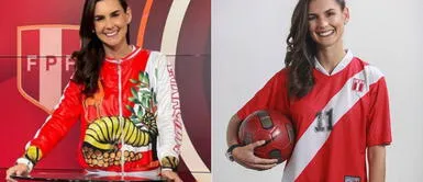 Talía Azcárate se muestra muy feliz por cubrir el partido de Perú vs. Australia. Talía Azcárate cumple sueño: cubrirá el partido de repechaje de Perú hacia el Mundial Qatar 2022
