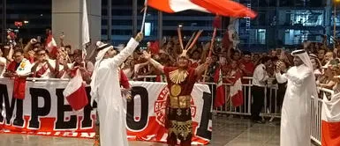 Usuarios de Perú se divierten en comentarios con la foto que es viral. "El regreso del imperio incaico". "El regreso del imperio incaico": video y foto del catarí flameando la bandera peruana se hace viral