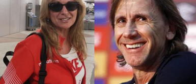 Gladys Hartintegui, esposa de Ricardo Gareca, causa furor al llegar a Qatar con la tendencia del estampado escrito Gladys Hartintegui, esposa de Ricardo Gareca, causa furor al llegar a Qatar con la tendencia del estampado escrito