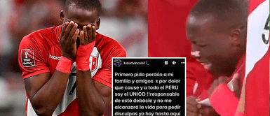 Luis Advíncula se flagela tras derrota y renuncia a Selección: Luis Advíncula se flagela tras derrota y renuncia a Selección: "Soy el único responsable"