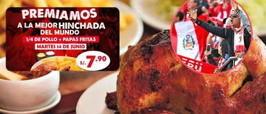 Norkys y la nueva promesas por ser la mejor hinchada del fultbol. Pollos a la brasa a 7 soles HOY 14 de junio: la promesa sigue en pie a pesar de la derrota contra Perú