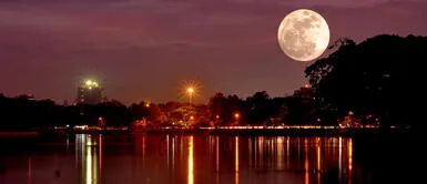 La Superluna 2022 podrá ser observada hoy, martes 14 de junio, en el país. Superluna de fresa 2022: ¿A qué hora se podrá ver el fenómeno desde el Perú?