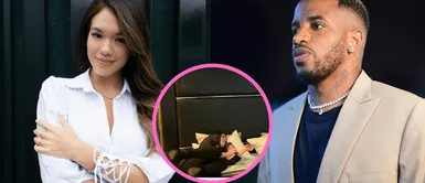 Jazmín Pinedo y Jefferson Farfán en entrevista exclusiva Jazmín Pinedo se pone cómoda en la cama de Jefferson Farfán: “Gracias por el cariño”