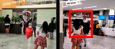 Joven en TikTok ¿Se pasó con el filtro? Joven va al aeropuerto a recibir a su novio que conoció online y él no la reconoce