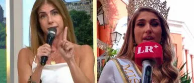 Fiorella Cayo defiende a su sobrina, Alessia Rovegno, de las críticas tras su coronación como Miss Perú 2022. Fiorella Cayo defiende a Alessia Rovegno y señala que "le encantó" su respuesta de “aislamiento global” | VIDEO