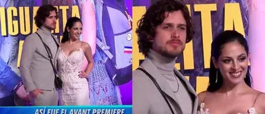 Andrea Luna posa junto al actor Gabriel González en el avant premier de Igualita a mí. Andrea Luna posó junto al actor Gabriel González, quien sería su nueva pareja: “Estoy bien acompañada” | VIDEO