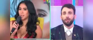 Melissa Paredes y Rodrigo Cuba tiene tenso momento en entrevista en Amor y fuego. Melissa Paredes y Rodrigo Cuba tiene tenso momento en entrevista en Amor y fuego.