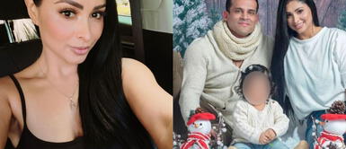 Pamela Franco y Christian Domínguez Pamela Franco expone su vena fashionista con botas desdentadas en tierna foto familiar