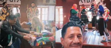Gianluca Lapadula mostró sus habilidades de baile una vez más Gianluca Lapadula se luce bailando huayno durante su viaje al Cusco | VIDEO