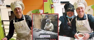 Gianluca Lapadula se convierte en Cusco en Willy Wonka Gianluca Lapadula se autodenomina Willy Wonka: "Aprendiendo a hacer chocolate" | FOTO