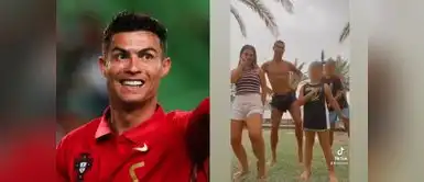 Cristiano Ronaldo está disfrutando de sus vacaciones antes del inicio de la pretemporada con Manchester United. Foto: composición EFE/captura TikTok Cristiano Ronaldo está disfrutando de sus vacaciones antes del inicio de la pretemporada con Manchester United. Foto: composición EFE/captura TikTok