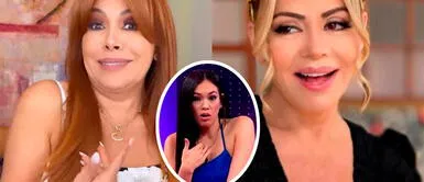 Magaly Medina le pide a Gisela Valcárcel aceptar que le gusta la 'cochinadita'. Magaly Medina le pide a Gisela Valcárcel aceptar que le gusta la 'cochinadita'.