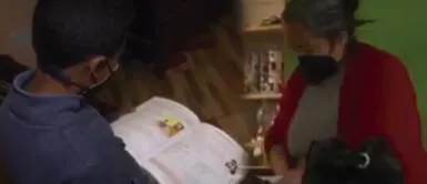 Liliana Padilla vende caramelos en las calles Su hijo sufre del corazón y no puede ayudarlo mucho porque gana 6 soles diarios