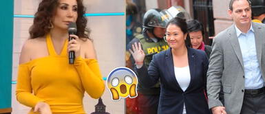 Janet Barboza señala que habría una tercera persona en la relación de Keiko Fujimori y Mark Vito. Janet Barboza se pronunció sobre separación de Keiko Fujimori y Mark Vito: “Habría una tercera en discordia” | VIDEO