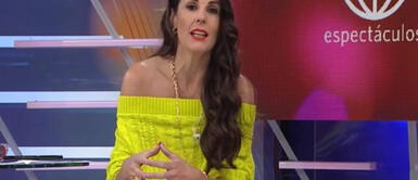 Rebecca Escribens Rebeca Escribens reaparece en la pantalla chica con look sobrio protagonizado por blazer