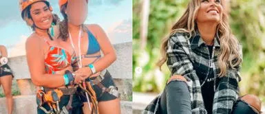 La hija de Ethel Pozo Doménica Garaban se lució en su fiesta de 15 con un sofisticado slipp dress en tonos pasteles . Hija de Ethel Pozo desató furor en quinceañero con impecable vestido italiano de Alta Costura