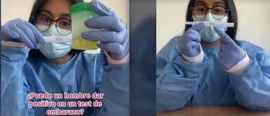 La especialista indica que el test reconoce una hormona con cadena preteínica. También se le llama la ‘hormona del embarazo’. Revelan que los hombres también pueden dar positivo en una prueba de embarazo | VIDEO