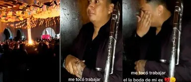 Brian Rodríguez vivió un momento triste durante una presentación suya. Músico se entera que estaba trabajando en boda de su exnovia y rompe en llanto