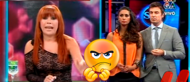 Magaly Medina contra periodistas chilenos Cuando Magaly Medina enfrentó en vivo a periodistas chilenos por comunidad Bora: "Cuando me buscan, me encuentran" | VIDEO