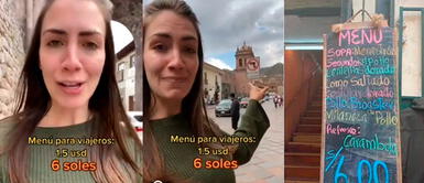 La joven canadiense recomendó un restaurante cusqueño que ofrece platillos a 6 soles. Extranjera queda maravillada con menú de S/.6 en Cusco, pero pasa lo impensado: “Nunca lo recomendaría”