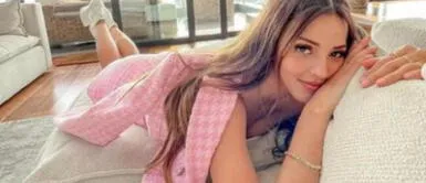 Luciana Fuster con vestido sofisticado Luciana Fuster captura la esencia del rosa en un evocador y apoteósico estilismo de gala