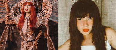 La Uchulú deslumbra con traje de otorongo La Uchulú se convierte en una diosa felina con un esplendoroso traje inmerso en plumas y gemas