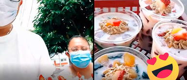 Apoya emprendimiento de su esposa y el negocio se convierte en boom: Ahora vende todo Apoya emprendimiento de su esposa y se vuelve un boom: "Ahora hacemos reparto para eventos"