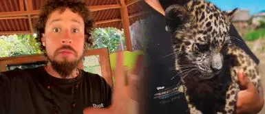 Luisito Comunica quedó sorprendido al encontrar jaguares como mascotas en Amazonas Luisito Comunica quedó sorprendido al encontrar jaguares como mascotas en Amazonas