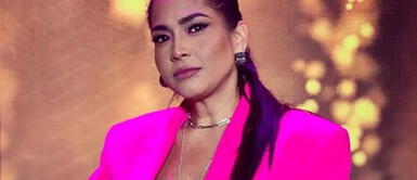 Katia Palma y su radical cambio con vestido lentejuelas Katia Palma sorprende y deslumbra con radical cambio de imagen en look de lentejuelas moradas