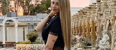 Melissa Klug con vestido negro Melissa Klug transporta la asimetría hacia otro nivel con un exquisito y voluminoso vestido negro