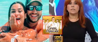 Ethel Pozo niega que vaya a tener varias orquestas en su boda como dijo Magaly Medina, y solo tendrá a la Gran Orquesta Internacional de Christian Domínguez. Magaly Medina mintió: Ethel Pozo afirma que la única orquesta que tocará en su boda será la de Christian Domínguez | VIDEO